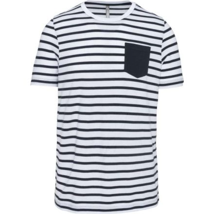 utt_ka378swn-2xl Kariban KA378 CSÍKOS RÖVID UJJÚ ZSEBESTENGERÉSZ PÓLÓ 2XL