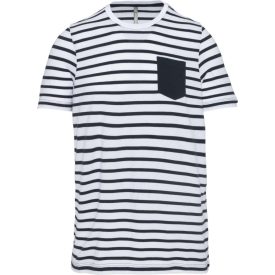   utt_ka379swn-4-6 Kariban KA379 KIDS' STRIPED SHORT SLEEVE SAILOR T-SHIRT WITH POCKET 4/6