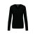 utt_ka382bl-2xl Kariban KA382 NŐI HOSSZÚ UJJÚ V-NYAKÚ PÓLÓ 2XL