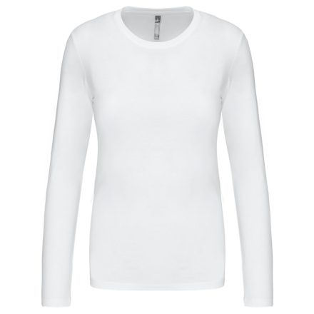 utt_ka383wh-3xl Kariban KA383 NŐI HOSSZÚ UJJÚ KÖRNYAKÚ PÓLÓ 3XL