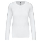 utt_ka383wh-xl Kariban KA383 NŐI HOSSZÚ UJJÚ KÖRNYAKÚ PÓLÓ XL