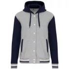 utt_ka4003oxg-nv-wh-3xl Kariban KA4003 UNISEX TEDDY JACKET WITH HOOD 3XL