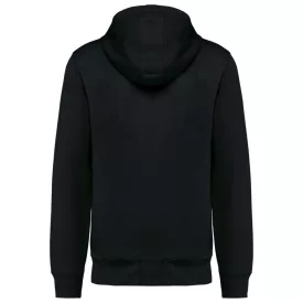   utt_ka4008bl-xxs Kariban KA4008 UNISEX ECO-FRIENDLY FRENCH TERRY ZIPPED HOODED SWEATSHIRT XXS