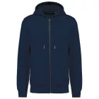 utt_ka4008nv-4xl Kariban KA4008 UNISEX ECO-FRIENDLY FRENCH TERRY ZIPPED HOODED SWEATSHIRT 4XL