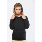 utt_ka4014bl-sgr-10-12 Kariban KA4014 UNISEX KIDS CONTRAST PATTERNED HOODED SWEATSHIRT 10/12