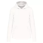 utt_ka4028wh-l Kariban KA4028 LADIES' ECO-FRIENDLY HOODED SWEATSHIRT L