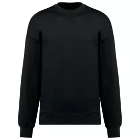   utt_ka4032bl-xs Kariban KA4032 UNISEX OVERSIZED ECO-FRIENDLY CREW NECK SWEATSHIRT XS