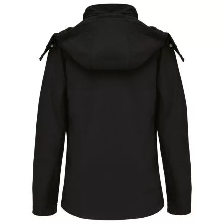 utt_ka414bl-3xl Kariban KA414 LADIES' DETACHABLE HOODED SOFTSHELL JACKET 3XL