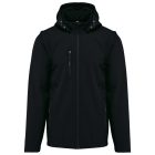 utt_ka422bl-s Kariban KA422 UNISEX 3-LAYER SOFTSHELL HOODED JACKET WITH REMOVABLE SLEEVES S