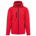 utt_ka422re-l Kariban KA422 UNISEX 3-LAYER SOFTSHELL HOODED JACKET WITH REMOVABLE SLEEVES L