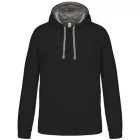 utt_ka446bl-fg-xl Kariban KA446 MEN'S CONTRAST HOODED SWEATSHIRT XL