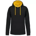 utt_ka446bl-ye-m Kariban KA446 MEN'S CONTRAST HOODED SWEATSHIRT M