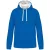 utt_ka446lro-wh-s Kariban KA446 MEN'S CONTRAST HOODED SWEATSHIRT S