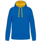 utt_ka446lro-ye-m Kariban KA446 MEN'S CONTRAST HOODED SWEATSHIRT M