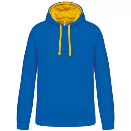utt_ka446lro-ye-m Kariban KA446 MEN'S CONTRAST HOODED SWEATSHIRT M