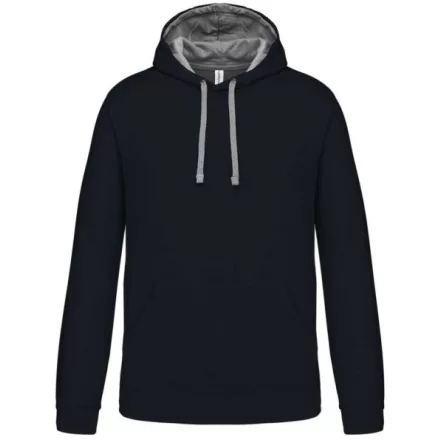 utt_ka446nv-fg-s Kariban KA446 MEN'S CONTRAST HOODED SWEATSHIRT S
