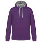 Kariban KA446 MEN'S CONTRAST HOODED SWEATSHIRT XL
