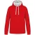 utt_ka446re-wh-2xl Kariban KA446 MEN'S CONTRAST HOODED SWEATSHIRT 2XL