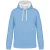 utt_ka446sb-wh-4xl Kariban KA446 MEN'S CONTRAST HOODED SWEATSHIRT 4XL