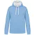 Kariban KA446 MEN'S CONTRAST HOODED SWEATSHIRT S