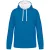 utt_ka446tb-wh-m Kariban KA446 MEN'S CONTRAST HOODED SWEATSHIRT M