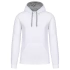 utt_ka446wh-fg-s Kariban KA446 MEN'S CONTRAST HOODED SWEATSHIRT S