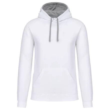 utt_ka446wh-fg-s Kariban KA446 MEN'S CONTRAST HOODED SWEATSHIRT S