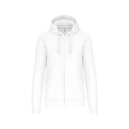 utt_ka454wh-s Kariban KA454 MEN'S FULL ZIP HOODED SWEATSHIRT S