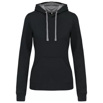 utt_ka465bl-fg-xs Kariban KA465 LADIES’ CONTRAST HOODED SWEATSHIRT XS