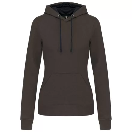 utt_ka465dg-bl-l Kariban KA465 LADIES’ CONTRAST HOODED SWEATSHIRT L