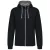 utt_ka466bl-fg-s Kariban KA466 MEN'S CONTRAST HOODED FULL ZIP SWEATSHIRT S