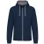 utt_ka466nv-fg-xl Kariban KA466 MEN'S CONTRAST HOODED FULL ZIP SWEATSHIRT XL