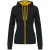 utt_ka467bl-ye-s Kariban KA467 LADIES’ CONTRAST HOODED FULL ZIP SWEATSHIRT S