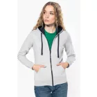 utt_ka467bl-ye-xl Kariban KA467 LADIES’ CONTRAST HOODED FULL ZIP SWEATSHIRT XL