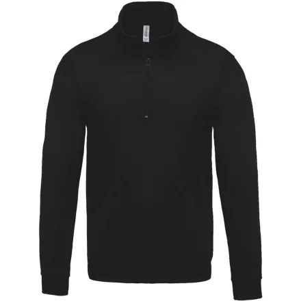 utt_ka478bl-l Kariban KA478 ZIP NECK SWEATSHIRT L