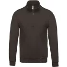 utt_ka478dg-m Kariban KA478 ZIP NECK SWEATSHIRT M