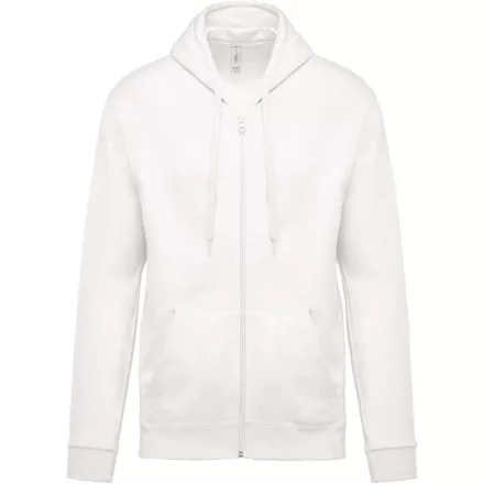 utt_ka479wh-xs Kariban KA479 FULL ZIP HOODED SWEATSHIRT XS