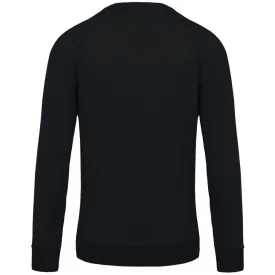   utt_ka480bl-m Kariban KA480 MEN'S ORGANIC COTTON CREW NECK RAGLAN SLEEVE SWEATSHIRT M