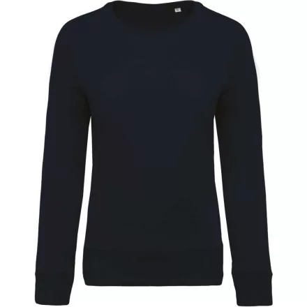 utt_ka481nv-xs Kariban KA481 LADIES’ ORGANIC COTTON CREW NECK RAGLAN SLEEVE SWEATSHIRT XS