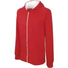 utt_ka486re-wh-6-8  Kariban KA486 KIDS' FULL ZIP HOODED SWEATSHIRT 6/8