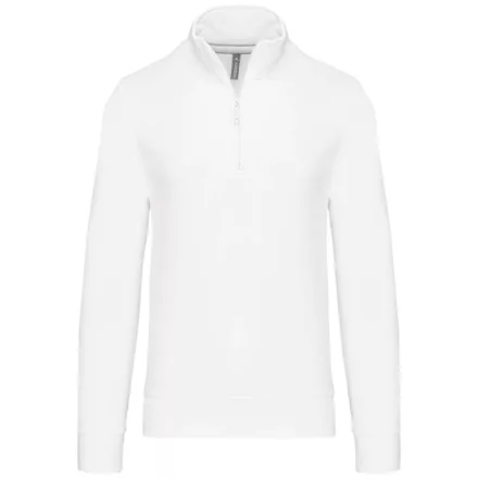 utt_ka487wh-3xl Kariban KA487 ZIPPED NECK SWEATSHIRT 3XL