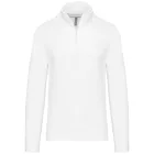 utt_ka487wh-s Kariban KA487 ZIPPED NECK SWEATSHIRT S