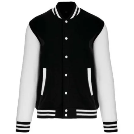 utt_ka497bl-wh-2xl Kariban KA497 UNISEX TEDDY FLEECE JACKET 2XL