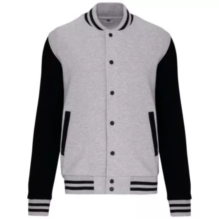utt_ka497ogr-bl-xl Kariban KA497 UNISEX TEDDY FLEECE JACKET XL