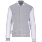 utt_ka497oxg-wh-m Kariban KA497 UNISEX TEDDY FLEECE JACKET M