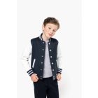 utt_ka498nv-wh-12-14  Kariban KA498 KIDS TEDDY FLEECE JACKET 12/14