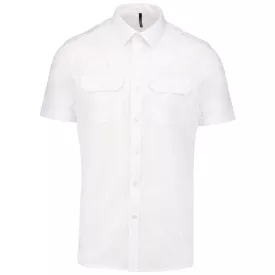   utt_ka503wh-s Kariban KA503 MEN'S SHORT-SLEEVED PILOT SHIRT S