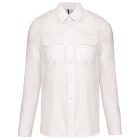 utt_ka505wh-m Kariban KA505 MEN'S LONG-SLEEVED PILOT SHIRT M