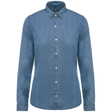 utt_ka509chm-s Kariban KA509 LADIES’ DENIM SHIRT S