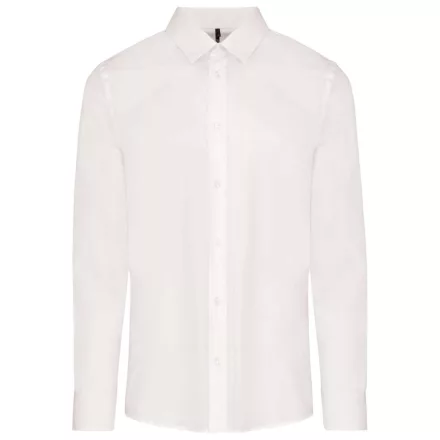 utt_ka513wh-m Kariban KA513 MEN’S LONG-SLEEVED COTTON POPLIN SHIRT M